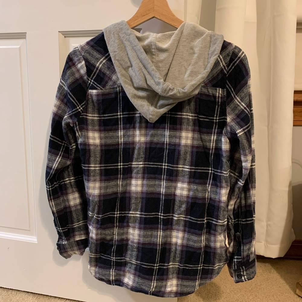 Hooded flannel